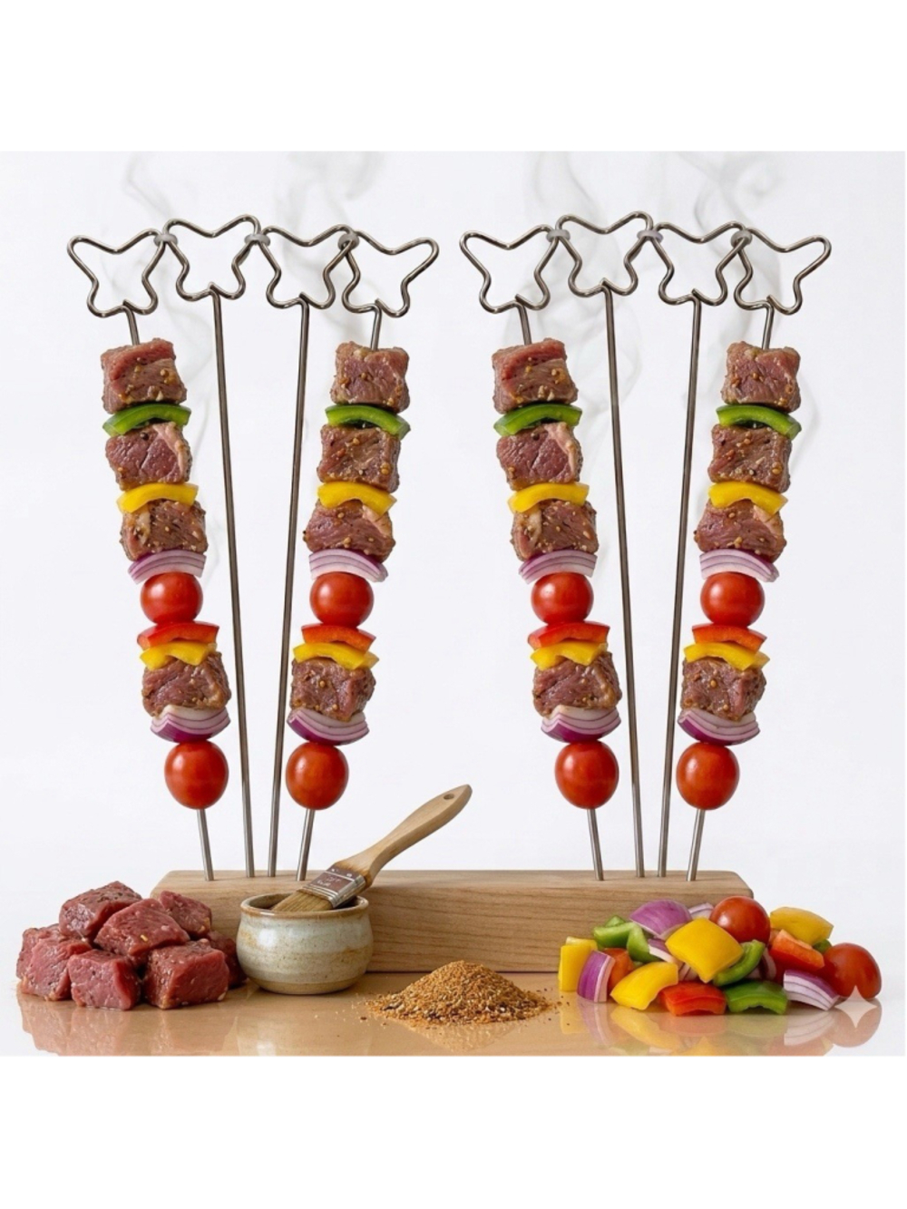 Dolly Parton Memorabilia Butterfly BBQ Kabob Marshmallow Roast Fruit Skewers NEW - Picture 5 of 7